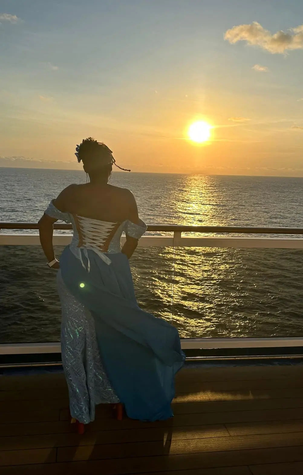 Dr June at sea