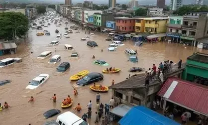 flood in Accra
